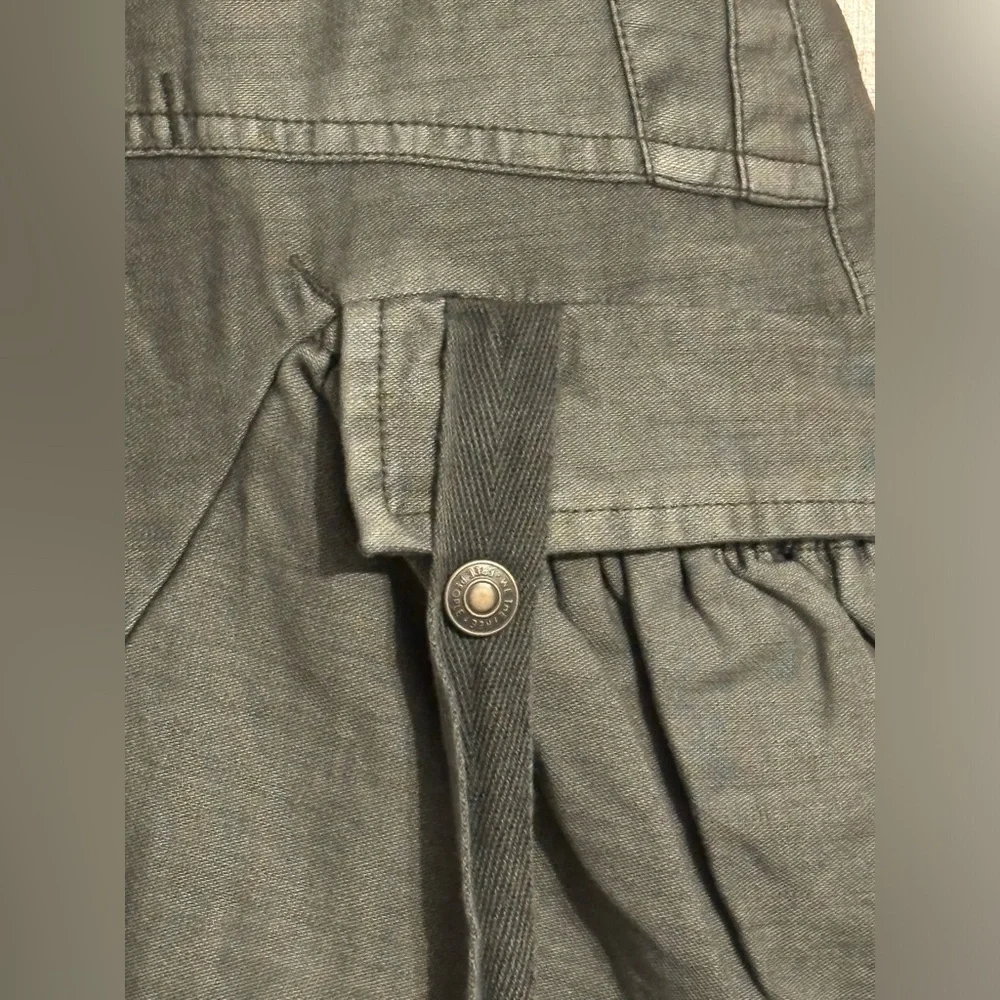 🔥Free People Everglades Utility Barrel Cinch Pants In Mulled Basil We The Free - Picture 7 of 15